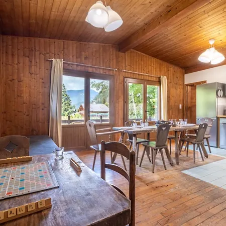 Rustic Chalet With Gardening Mont Blanc View *
